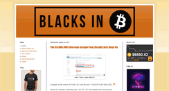 Desktop Screenshot of blacksinbitcoin.com